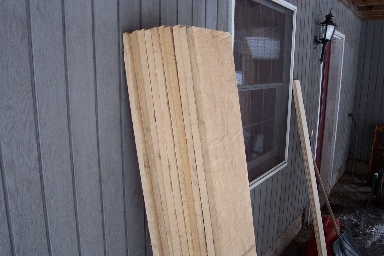 Basswood before planing